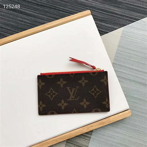 lv zip card holder|louis vuitton checkbook holder.